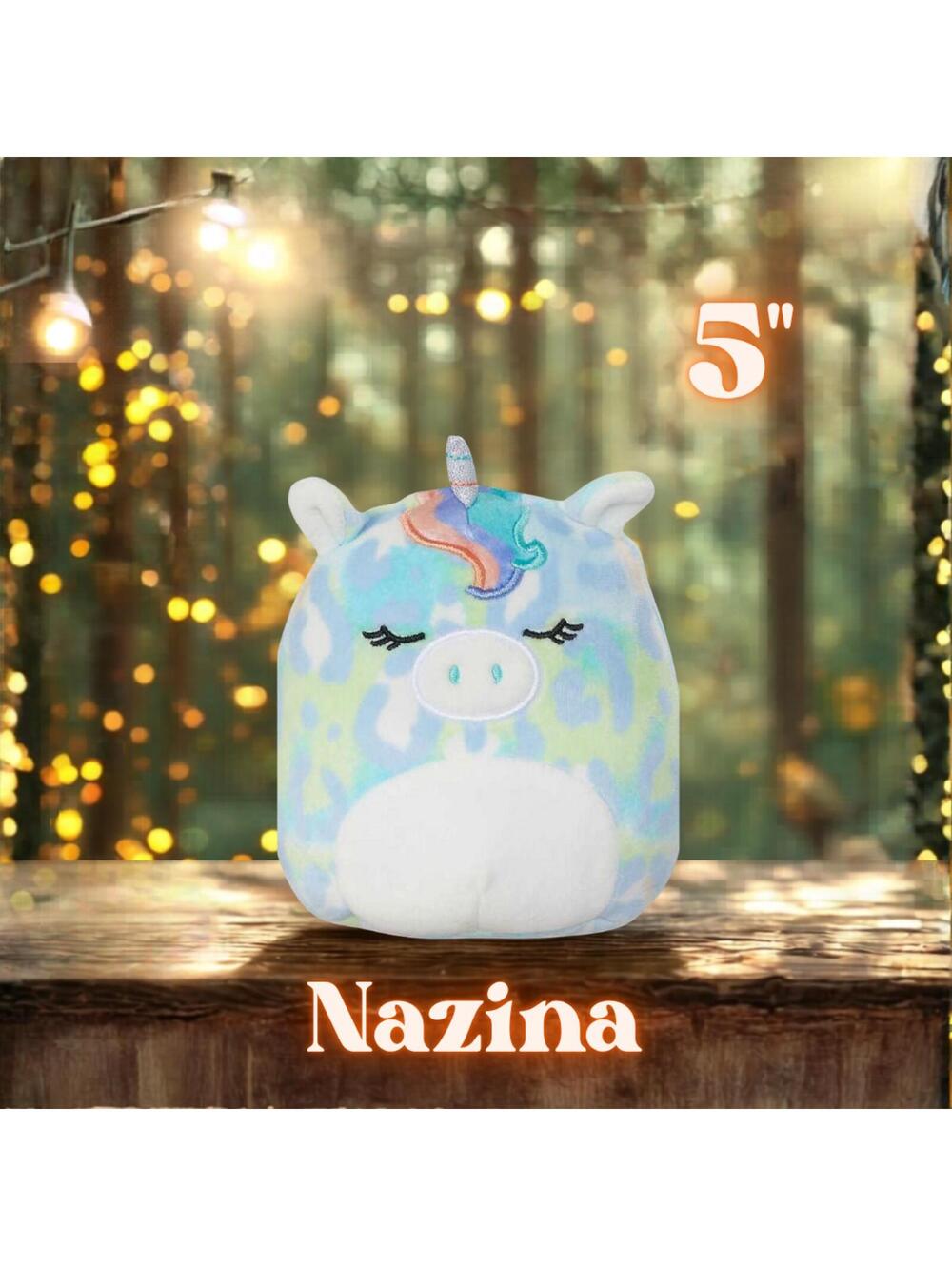 NWOT Nazina the Leopard Print Unicorn 5"